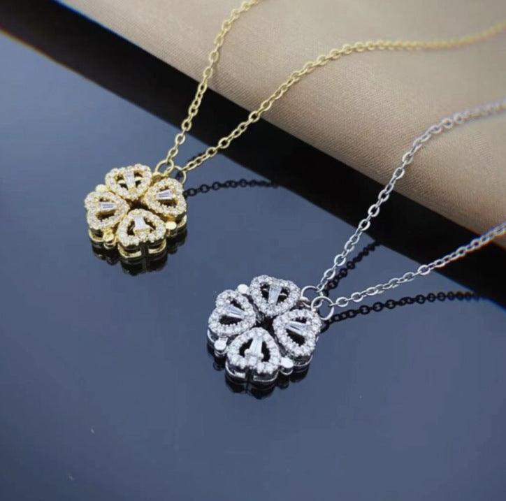 Forever rose - Luck Heart Necklace - Gemify