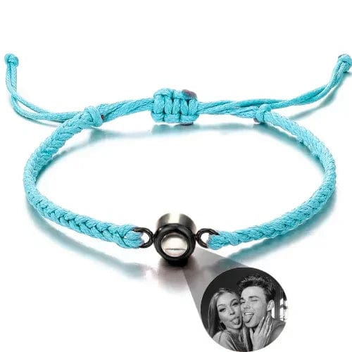 Gemify™ Ancle bracelet Blue+Black The Magic Lens Photo Bracelet