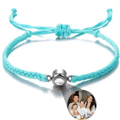 Gemify™ Ancle bracelet Blue+Silver The Magic Lens Photo Bracelet