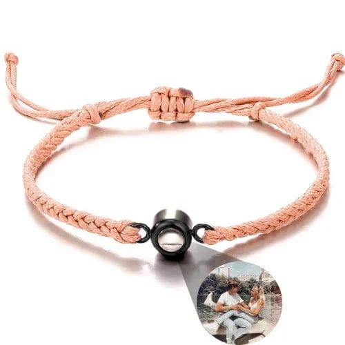 Gemify™ Ancle bracelet Pink+Black The Magic Lens Photo Bracelet