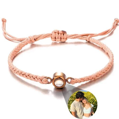 Gemify™ Ancle bracelet Pink+Rosegold The Magic Lens Photo Bracelet