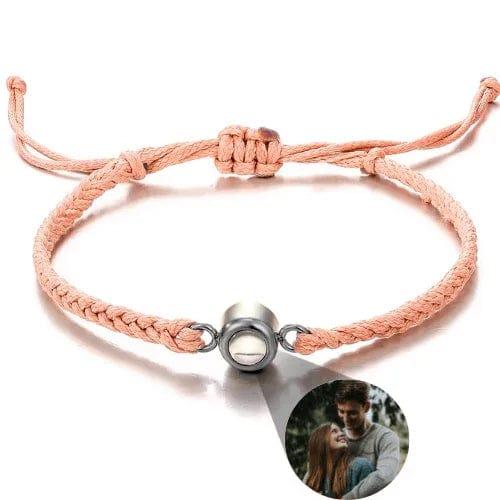 Gemify™ Ancle bracelet Pink+Silver The Magic Lens Photo Bracelet