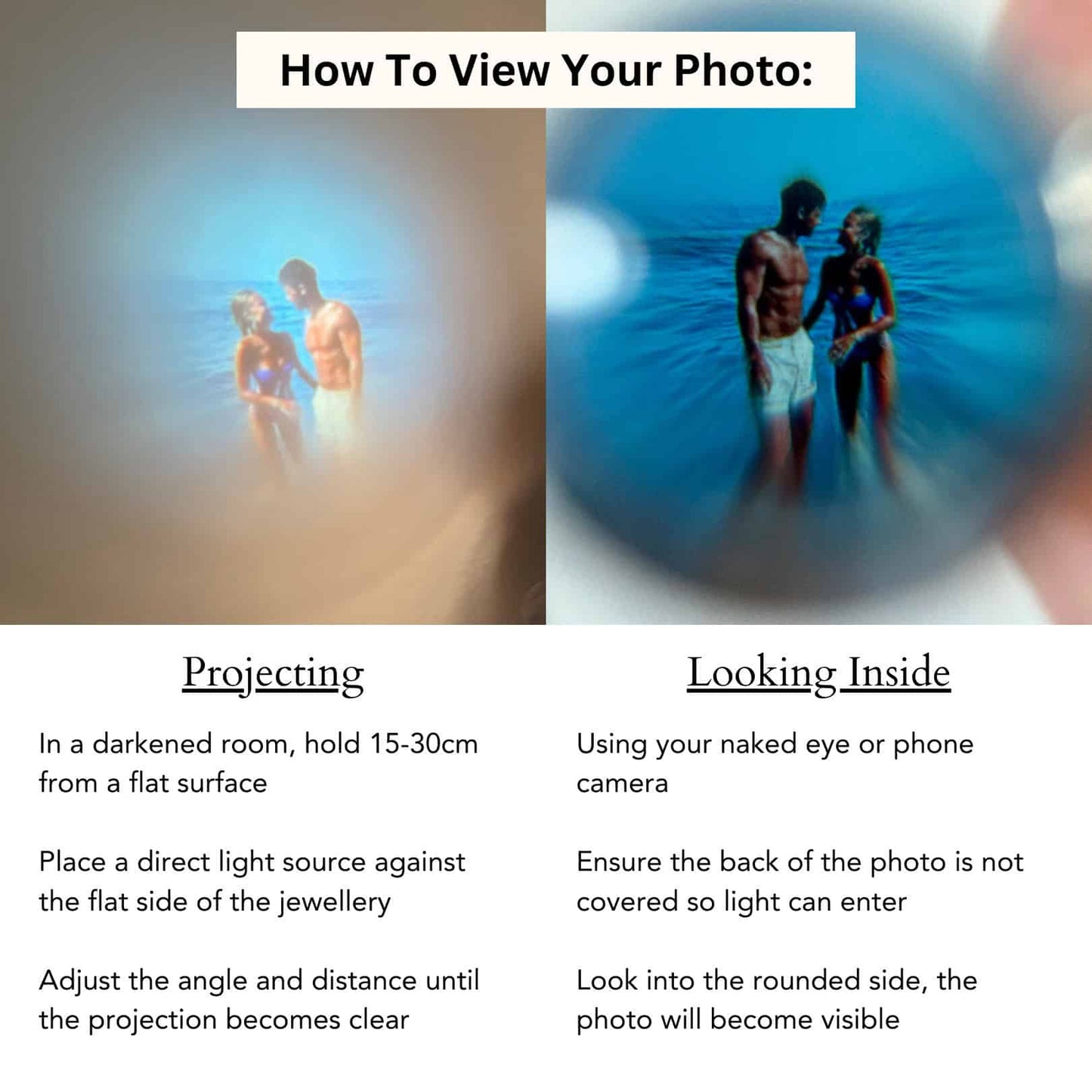 Gemify™ Ancle bracelet The Magic Lens Photo Bracelet