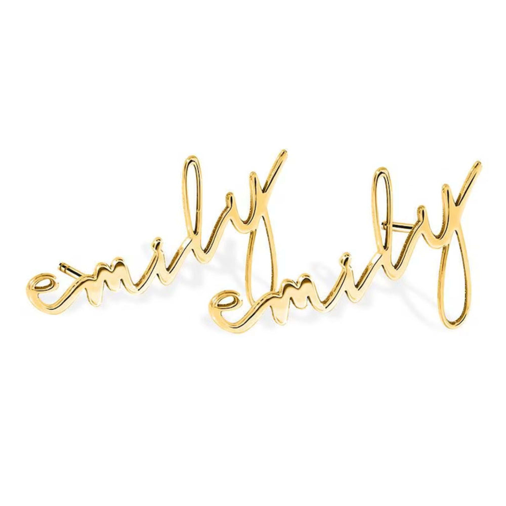 Gemify⢠Earring Gold Cute Custom Alloy Earrings 2pcs