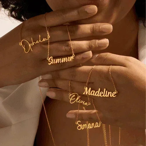 Custom Name Necklace - Gemify