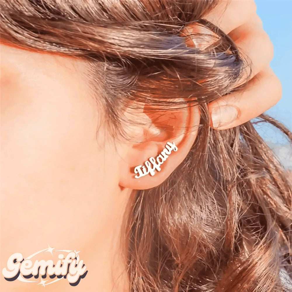 Cute Custom Alloy Earrings 2pcs - Gemify