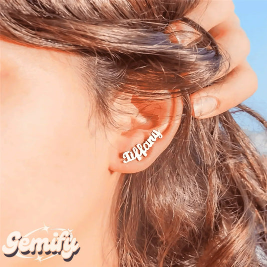 Cute Custom Alloy Earrings 2pcs - Gemify
