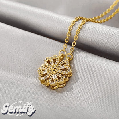 Forever rose - Luck Heart Necklace - Gemify