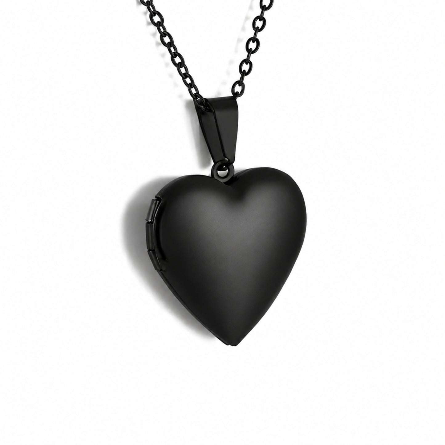 Gemify® Ancle bracelet Black Custom Heart Memory Locket Engraving & Photo Necklace