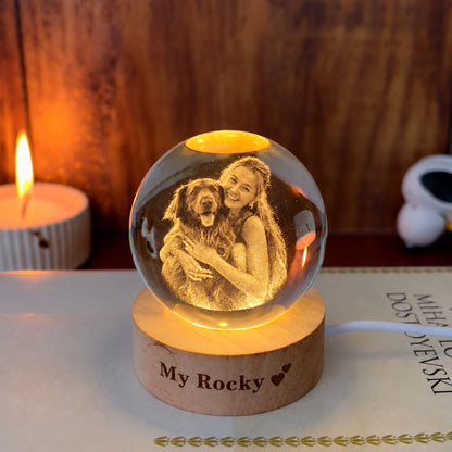 Gemify® Ancle bracelet Custom Crystal Sphere Light Ball