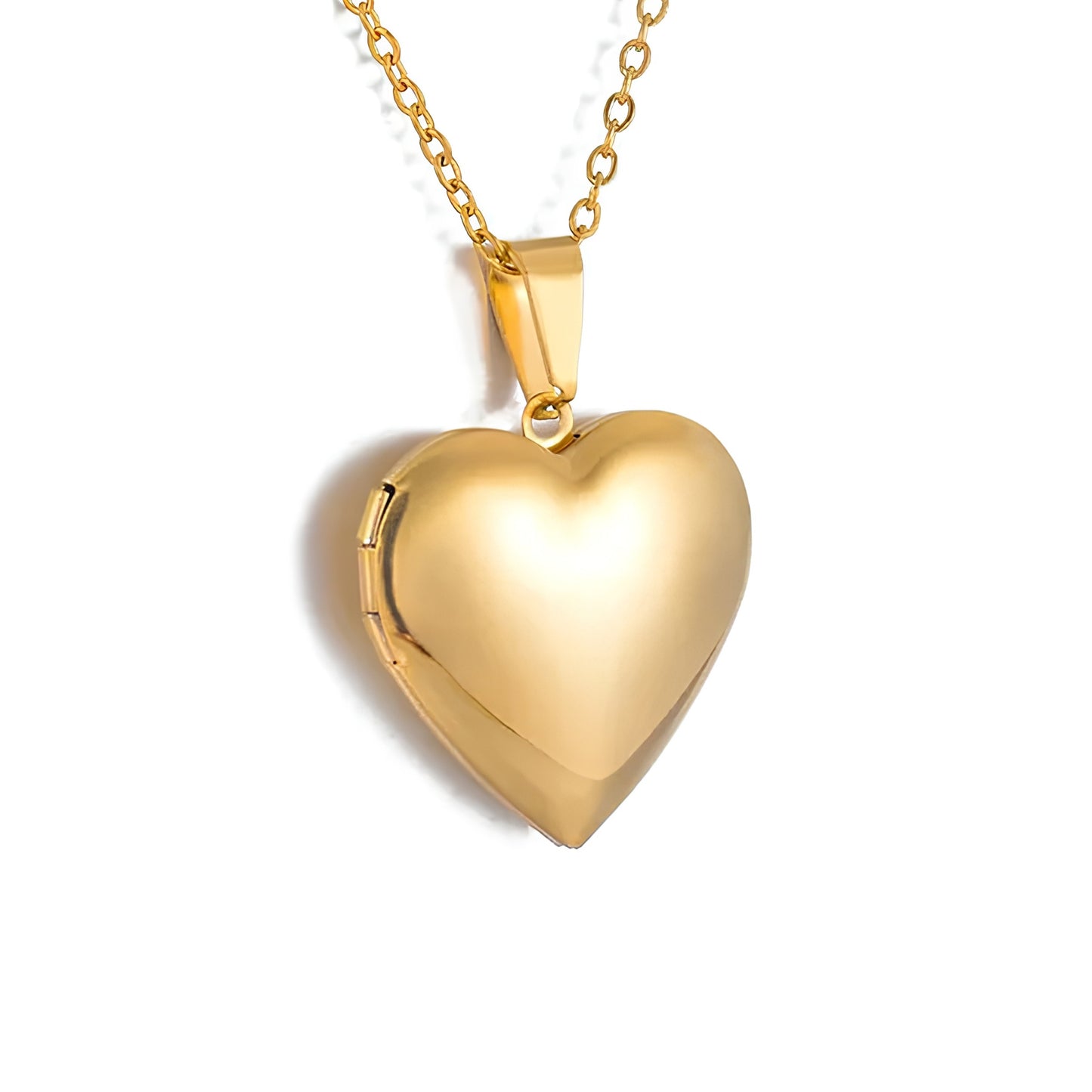 Gemify® Ancle bracelet Gold Custom Heart Memory Locket Engraving & Photo Necklace