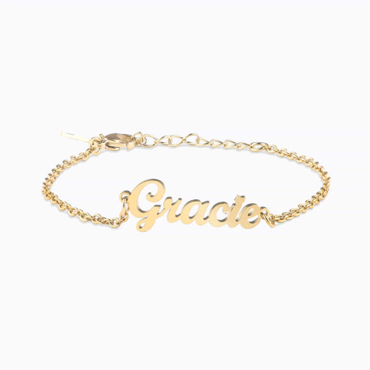 Gemify™ Ancle bracelet Gold Custom Name Bracelet & Anklet Chain