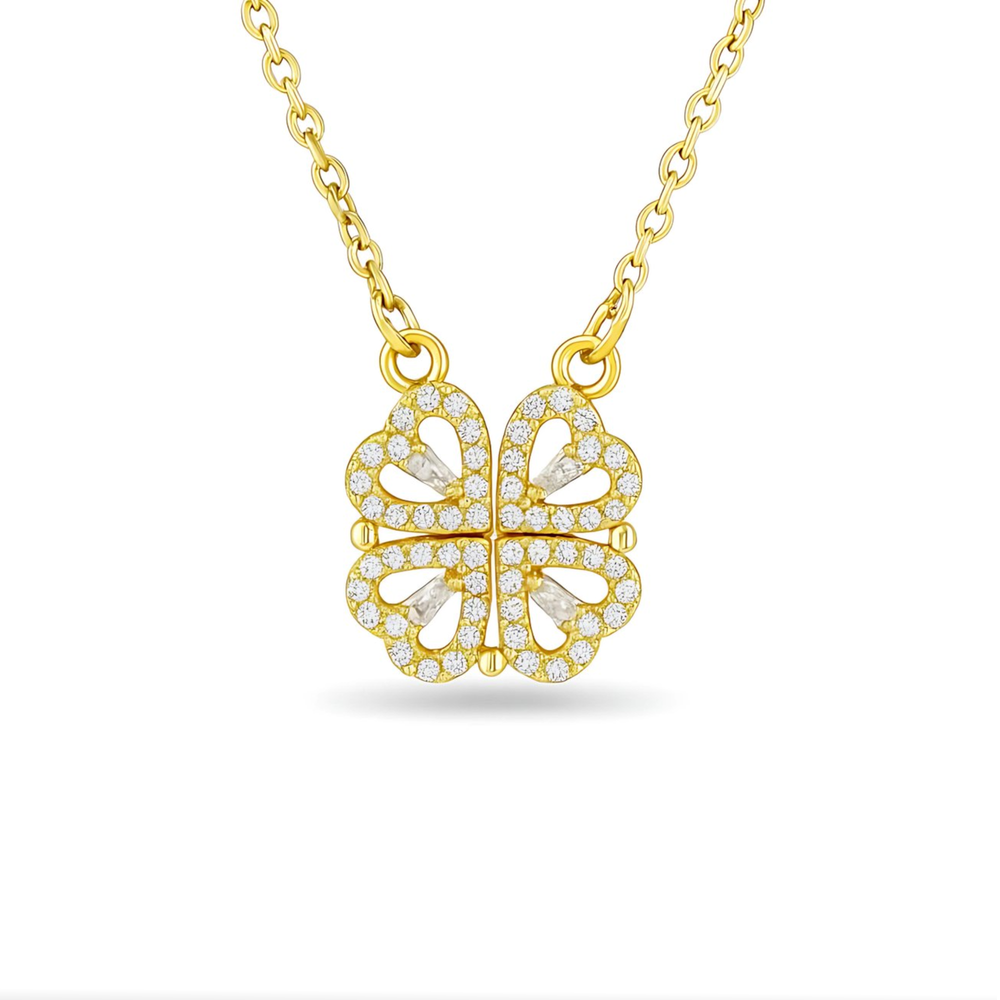 Gemify® Ancle bracelet Gold The Luck Heart Necklace - Forever rose box