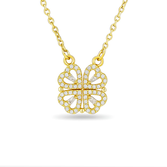 Gemify® Ancle bracelet Gold The Luck Heart Necklace - Forever rose box