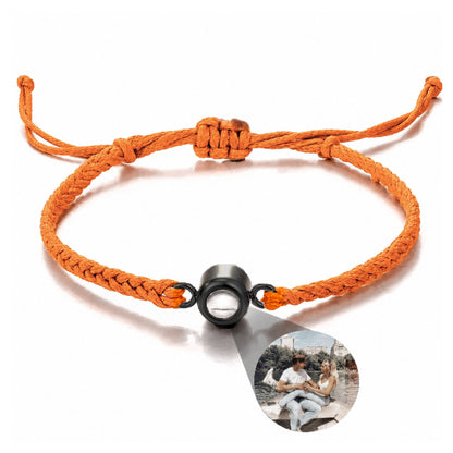 Gemify™ Ancle bracelet Orange+Black The Magic Lens Photo Bracelet