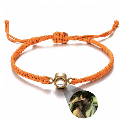 Gemify™ Ancle bracelet Orange+Gold The Magic Lens Photo Bracelet
