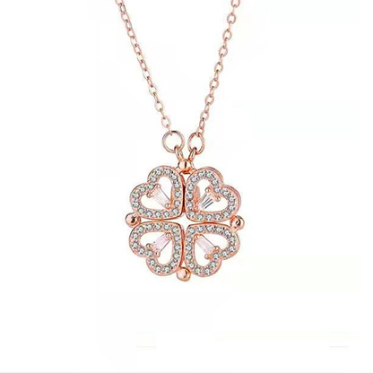 Gemify® Ancle bracelet Rose Gold The Luck Heart Necklace - Forever rose box