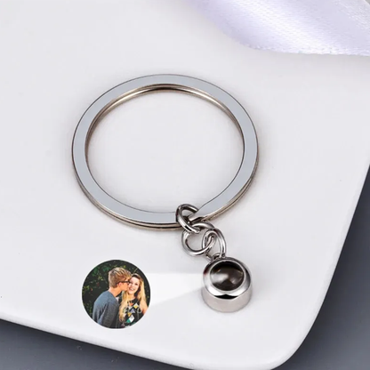 Gemify™ Ancle bracelet Silver Custom Photo Projection Keychain