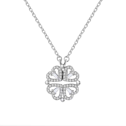 Gemify® Ancle bracelet Silver The Luck Heart Necklace - Forever rose box