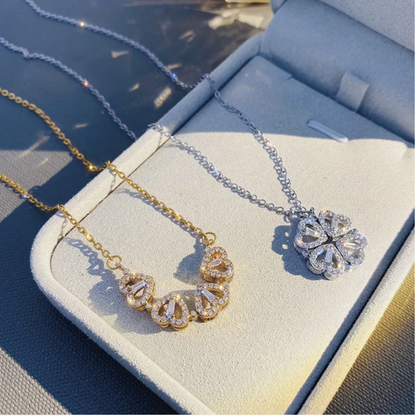 Gemify® Ancle bracelet The Luck Heart Necklace - Forever rose box