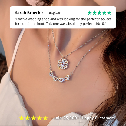 Gemify® Ancle bracelet The Luck Heart Necklace - Forever rose box