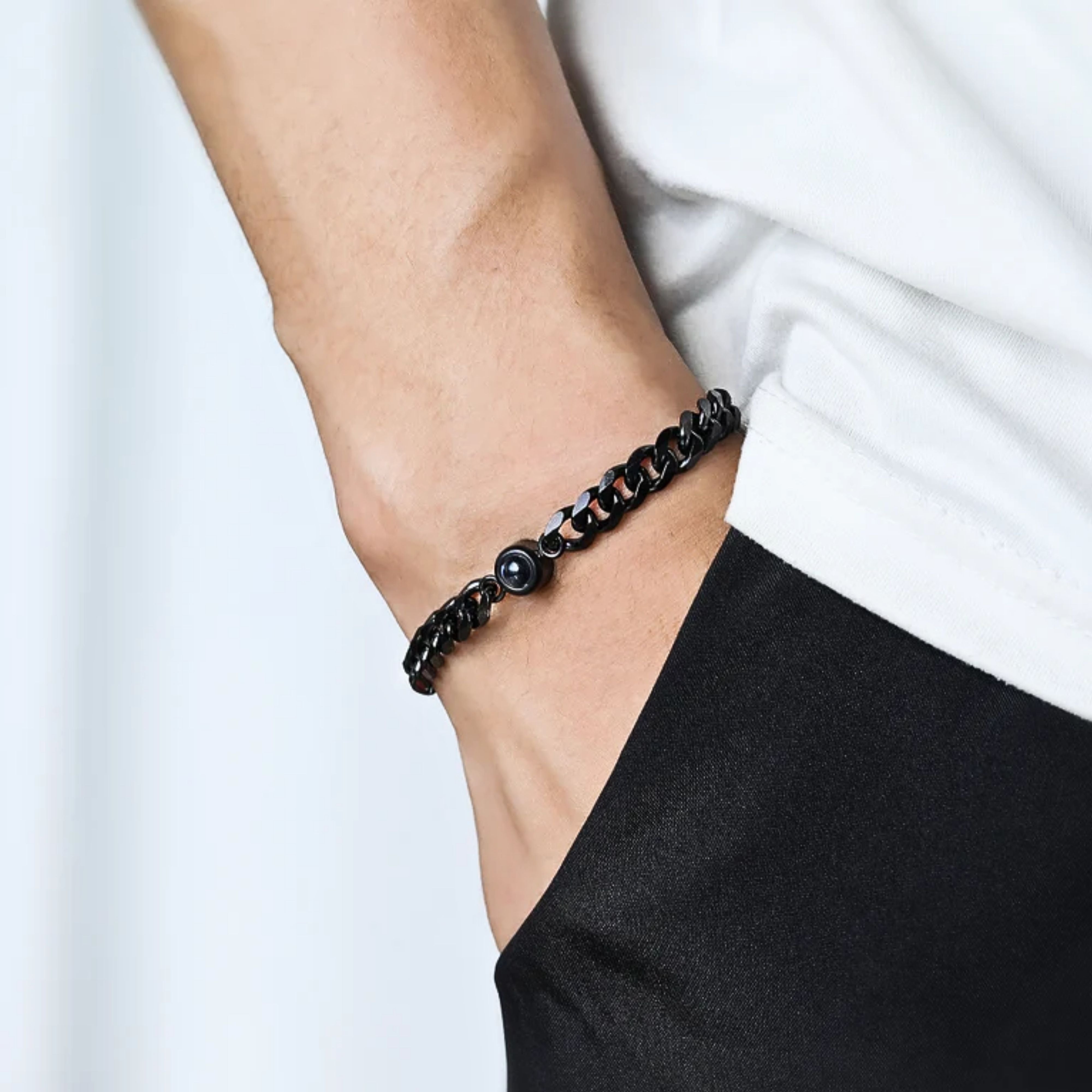 Gemify® Cuban photo pro bracelet Custom Cuban Photo Projection Bracelet