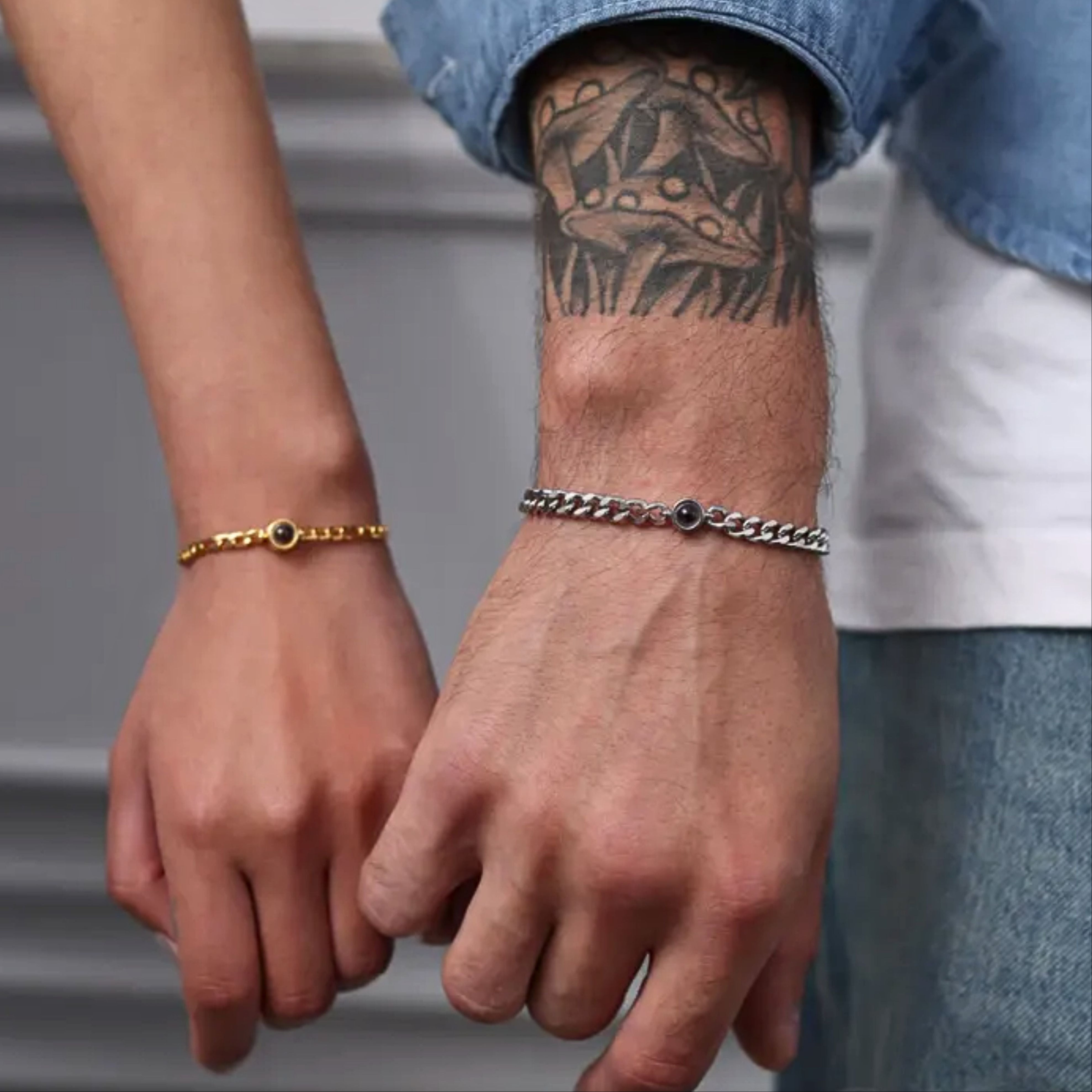 Gemify® Cuban photo pro bracelet Custom Cuban Photo Projection Bracelet