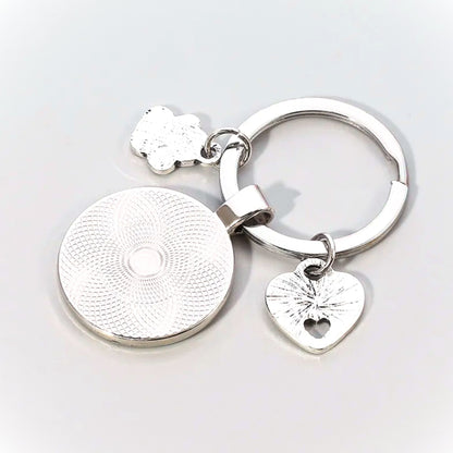 Gemify™ Dog photo keychain set Custom Pet Photo Paw & Heart Keychain