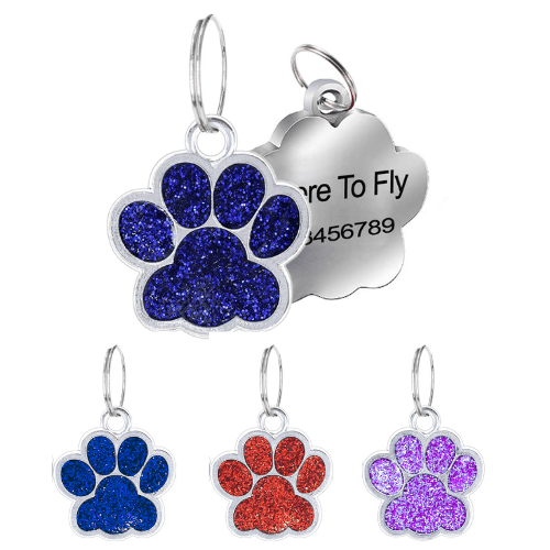 Gemify™ Dog tag #1 Paw Shape Custom Dog Tag