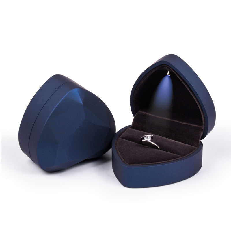 Gemify® Heart jewellry box Blue / A Heart-shaped Jewelry Gift Ring and Pendant Jewelry Box