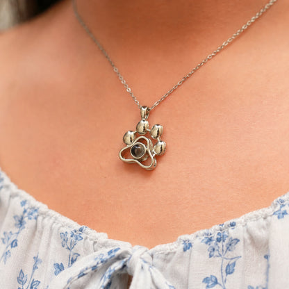 Gemify® Paw necklace + keychain Custom Picture Paw Necklace & Keychain