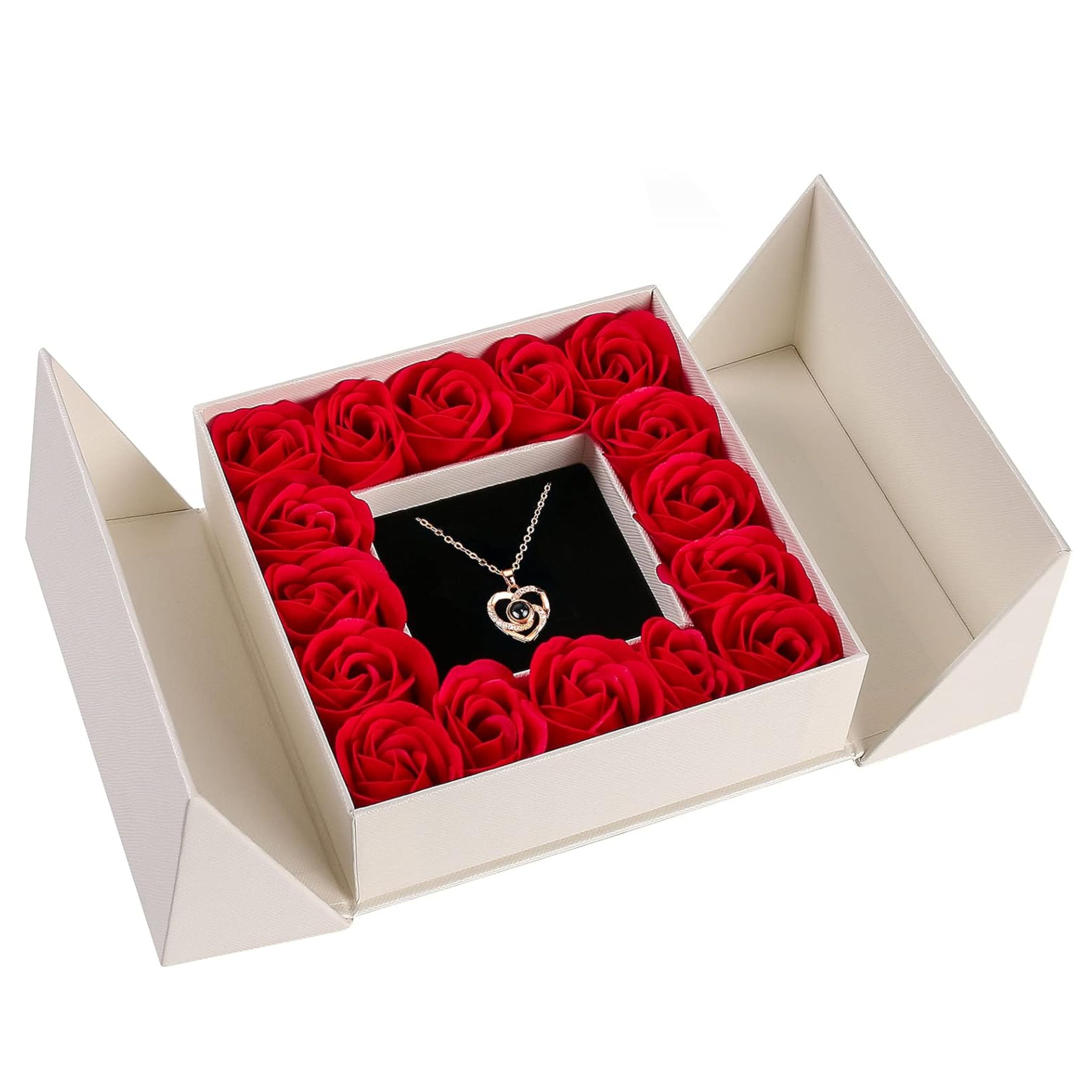 EternalRose | Rozendoos met Liefdesketting EternalRose | Rozendoos met Liefdesketting